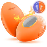 We-Vibe Temp Multi Functions Lay On Vibrator Tangerine Clit Ticklers and Pulsators